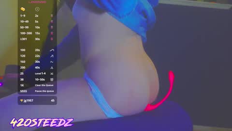 Snapshot of 420steedz chatting on February 2026 01:06:01 AM 420steedz online show from February 2026 01:06:01 AM