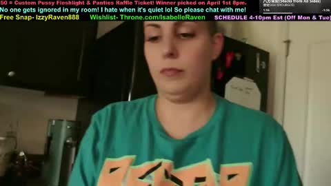 IsabelleRaven online show from March 2026 09:30:01 PM