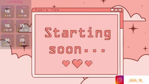 Snapshot of _lilith_18_ chatting on May 2026 07:01:01 PM Lili online show from May 2026 07:01:01 PM