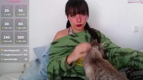 Snapshot of _missshe_ chatting on February 2025 12:32:02 PM Sophia Help me get 100 thumbs up online show from February 2025 12:32:02 PM