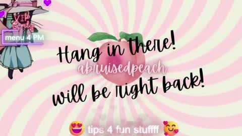 Snapshot of abruisedpeach chatting on July 2026 06:47:02 AM Peach online show from July 2026 06:47:02 AM