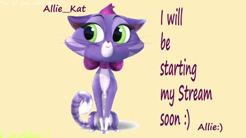 Snapshot of allie__kat chatting on July 2026 02:54:02 PM Allie online show from July 2026 02:54:02 PM