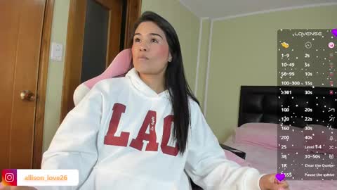 Snapshot of allison_love chatting on February 2025 05:41:01 AM allison online show from February 2025 05:41:01 AM
