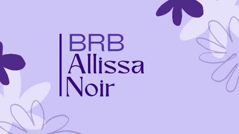 Snapshot of allissa_noir chatting on June 2026 02:23:02 AM Allissa online show from June 2026 02:23:02 AM