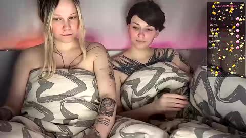 Snapshot of arya_stark7 chatting on February 2025 12:13:01 PM Arya brunett and Cassie blond online show from February 2025 12:13:01 PM