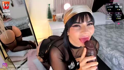 Snapshot of aura_moon chatting on January 2025 10:56:02 PM Hello I am Marcela follow me on my instagram  aura moon11 online show from January 2025 10:56:02 PM