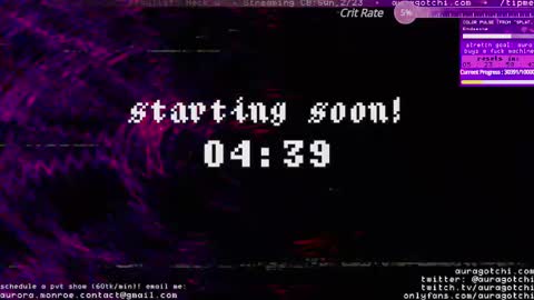 Aurora  Aura online show from February 2025 05:01:01 AM