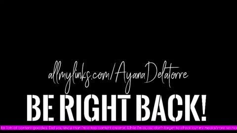 Ayana Delatorre online show from October 2025 09:06:01 PM