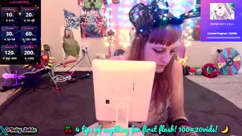 BabyZelda online show from September 2025 10:02:01 PM
