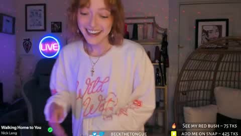 Beck the tongue online show from April 2026 10:27:01 PM