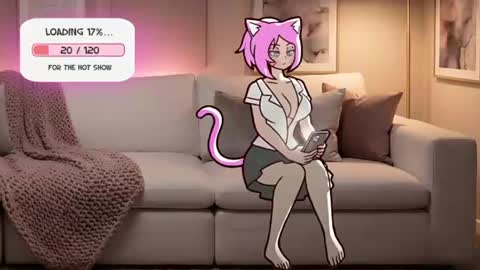 Snapshot of cat9irl chatting on June 2026 12:27:01 AM Nicky online show from June 2026 12:27:01 AM