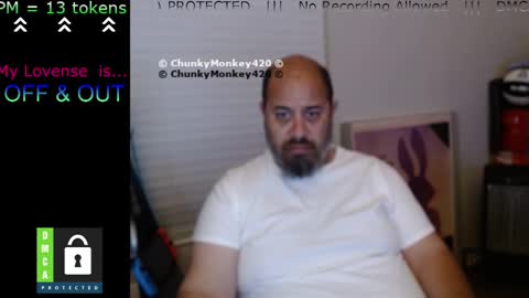 Snapshot of chunkymonkey420 chatting on March 2025 03:51:02 AM Spencer Smokey Bear online show from March 2025 03:51:02 AM