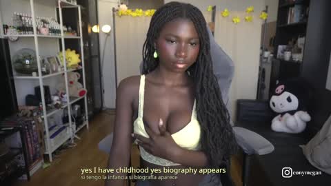 Snapshot of conymegan chatting on February 2026 12:56:01 PM Carola independent model online show from February 2026 12:56:01 PM