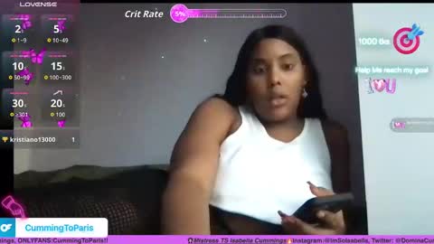 Snapshot of cummingtoparis chatting on November 2025 09:31:02 PM Cumming To Mistress Isabella Cummings online show from November 2025 09:31:02 PM