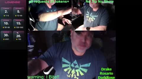 Drake D Vamp aka Drake DarkRose online show from January 2025 03:45:02 AM