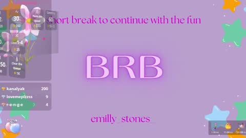 Snapshot of emilly_stones_ chatting on December 2024 03:39:01 PM emilly_stones_ online show from December 2024 03:39:01 PM