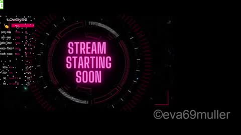 Eva  next show  8pm CEST AMST online show from January 2025 08:03:02 PM