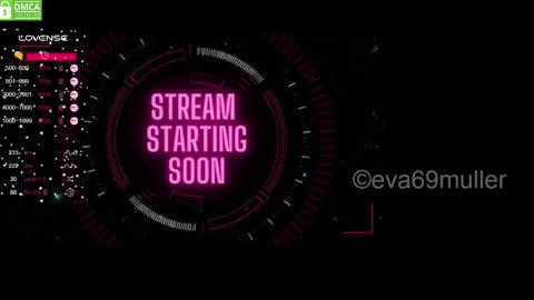 Eva  next show  8pm CEST AMST online show from September 2025 08:15:02 AM