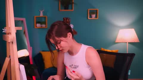 Snapshot of evathopson chatting on February 2025 12:08:02 PM Eva  next stream -  - 1600 UTC2000  online show from February 2025 12:08:02 PM