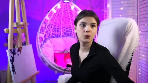 Snapshot of evathopson chatting on February 2025 12:22:02 PM Eva  next stream -  - 1600 UTC2000  online show from February 2025 12:22:02 PM