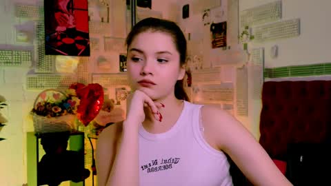 Snapshot of evathopson chatting on February 2025 12:03:02 PM Eva  next stream -  - 1600 UTC2000  online show from February 2025 12:03:02 PM