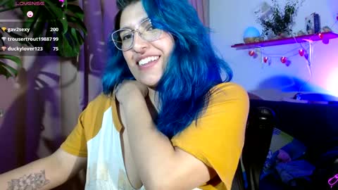 Snapshot of evethereal chatting on January 2025 08:10:02 AM Blue Eva. online show from January 2025 08:10:02 AM