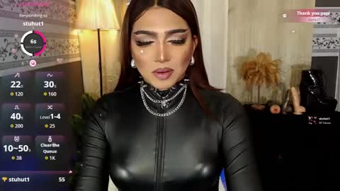 Snapshot of fantasticock4ux chatting on April 2026 10:46:01 AM YOUR DOMINA KRISTINE online show from April 2026 10:46:01 AM