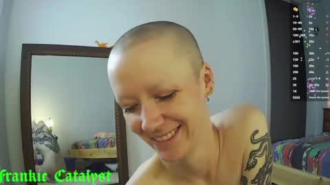Snapshot of frankiecatalyst chatting on July 2026 12:32:02 PM Frankie Catalyst online show from July 2026 12:32:02 PM