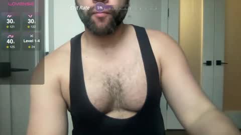 Snapshot of fuckyeahcoach chatting on January 2025 01:34:01 PM Muscle Bear Jock in Training online show from January 2025 01:34:01 PM
