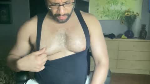 Snapshot of fuckyeahcoach chatting on April 2026 01:06:02 AM Muscle Bear Jock in Training online show from April 2026 01:06:02 AM