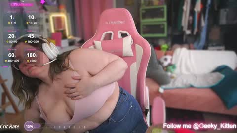 Geeky Kitten Leina -  online show from January 2025 07:18:01 PM