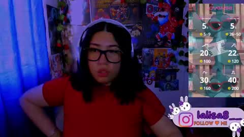 Snapshot of gloriette__ chatting on February 2025 07:30:01 PM LALISA online show from February 2025 07:30:01 PM