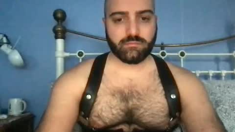 Snapshot of hairyleatherguy chatting on January 2025 02:22:01 PM Hairy Guy online show from January 2025 02:22:01 PM