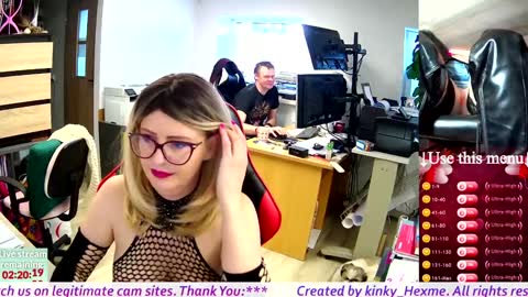 hexme_kinky_office online show from February 2025 09:38:02 AM