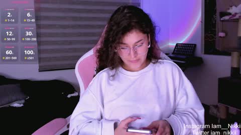 On instagram Imm  NikkiHelp me reach 100 likes online show from December 2024 10:01:02 AM