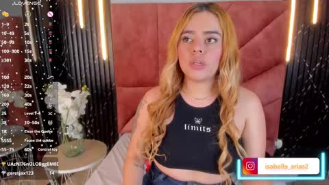 Snapshot of isabella_arias1 chatting on March 2025 10:26:02 AM Isabella Arias online show from March 2025 10:26:02 AM