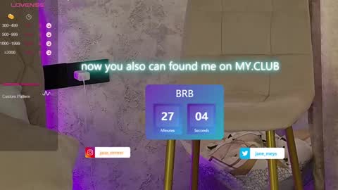 Snapshot of jane_meys chatting on January 2025 11:11:01 AM your kitty JANE roawww online show from January 2025 11:11:01 AM