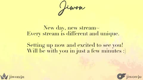 Snapshot of jiwon4u chatting on February 2025 12:16:01 PM Jiwon online show from February 2025 12:16:01 PM