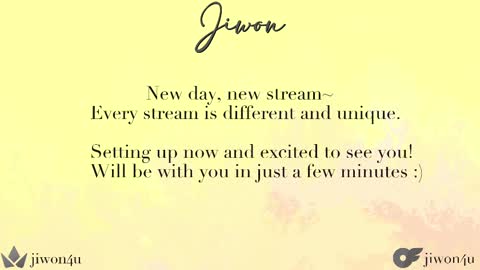 Snapshot of jiwon4u chatting on March 2025 07:51:02 AM Jiwon online show from March 2025 07:51:02 AM