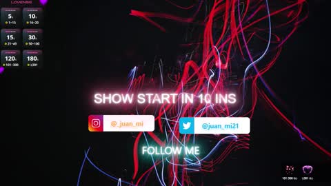 Snapshot of juanmiiss chatting on January 2026 11:03:02 AM Juan Miguel online show from January 2026 11:03:02 AM