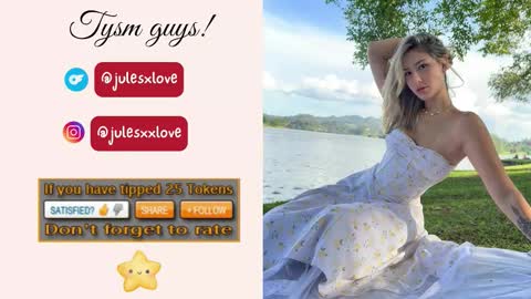 Snapshot of julesxdann chatting on October 2025 03:24:02 AM Jules and Dann Dont forget to give us thumps up online show from October 2025 03:24:02 AM