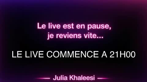 Julia Khaleesii online show from March 2026 07:57:02 PM