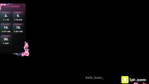 Snapshot of karla_honey_ chatting on June 2026 02:16:01 PM Karla online show from June 2026 02:16:01 PM