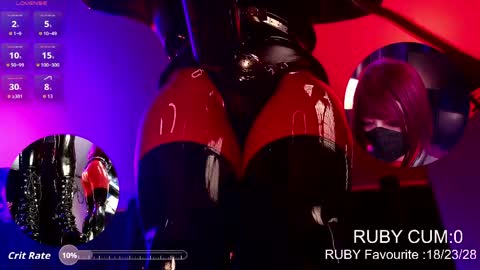Snapshot of latexrubydoll chatting on April 2026 02:17:01 AM Latex Ruby online show from April 2026 02:17:01 AM
