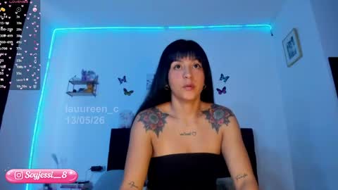 Snapshot of lauureen_c chatting on May 2026 11:18:01 AM Jessica - online show from May 2026 11:18:01 AM