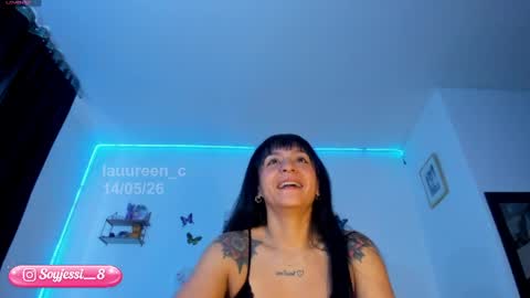 Snapshot of lauureen_c chatting on May 2026 11:39:02 AM Jessica - online show from May 2026 11:39:02 AM