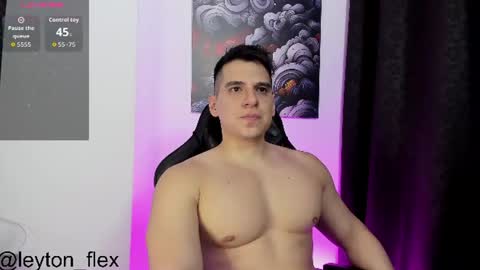 Snapshot of leyton_flexx chatting on July 2026 01:00:01 AM L E Y T O N online show from July 2026 01:00:01 AM