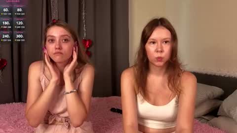 Snapshot of lisanelsona chatting on July 2026 01:09:02 AM Hello our names are Kate and Alice this is our first day here. online show from July 2026 01:09:02 AM