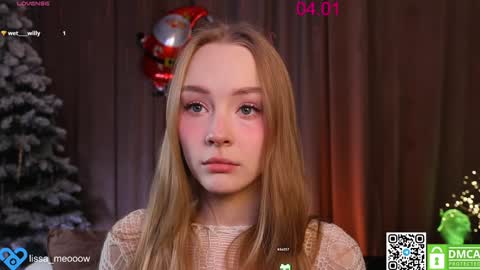 Snapshot of lissa_meooow chatting on January 2025 03:40:01 AM your Liza again. Next stream Dec. 1 at 2 or 3 GMT online show from January 2025 03:40:01 AM