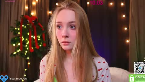 Snapshot of lissa_meooow chatting on March 2025 03:34:01 AM your Liza again. Next stream Dec. 1 at 2 or 3 GMT online show from March 2025 03:34:01 AM